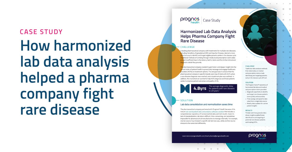 Case Study: Harmonized Lab Data Analysis Helps Pharma Company Fight Rare Disease